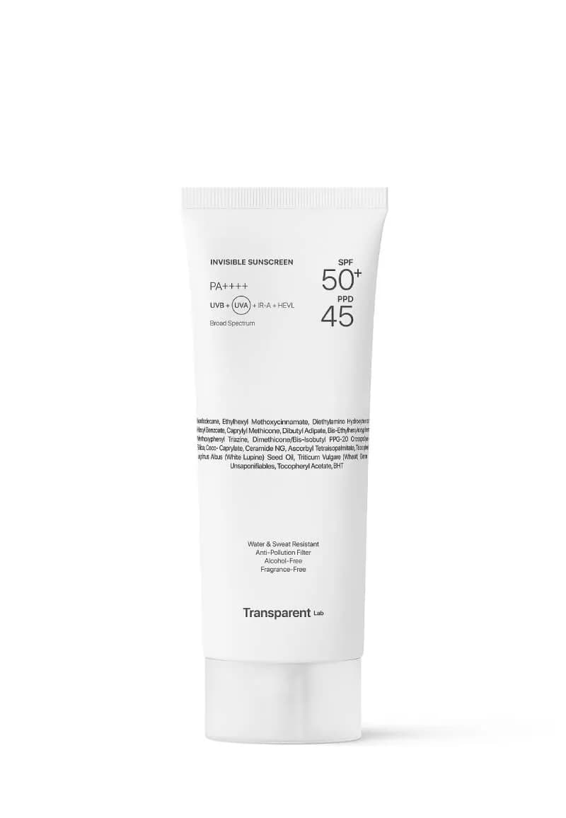 TRANSPARENT Lab Lightweight Sunscreen SPF 50+ 100ml