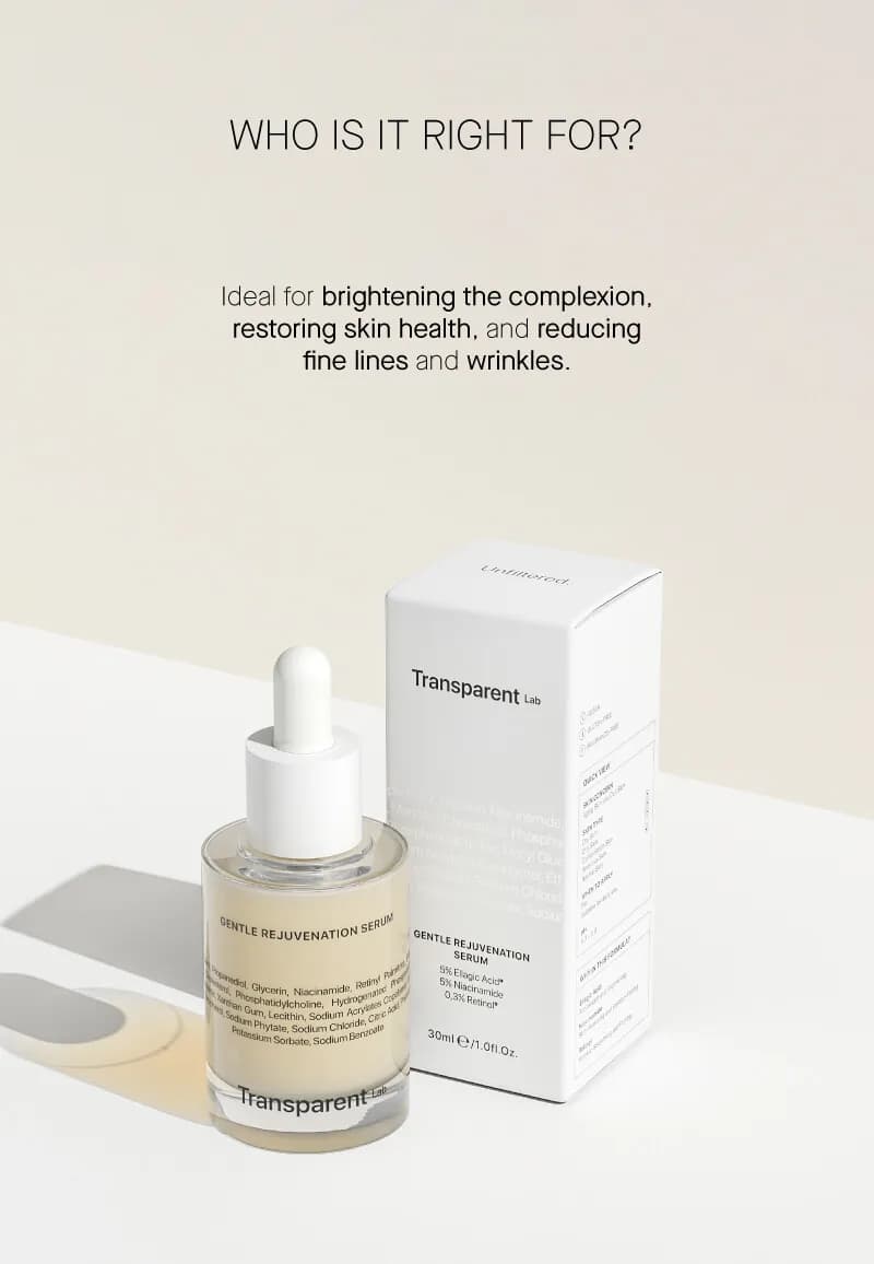TRANSPARENT Lab Gentle Rejuvenation Serum 30ml 4