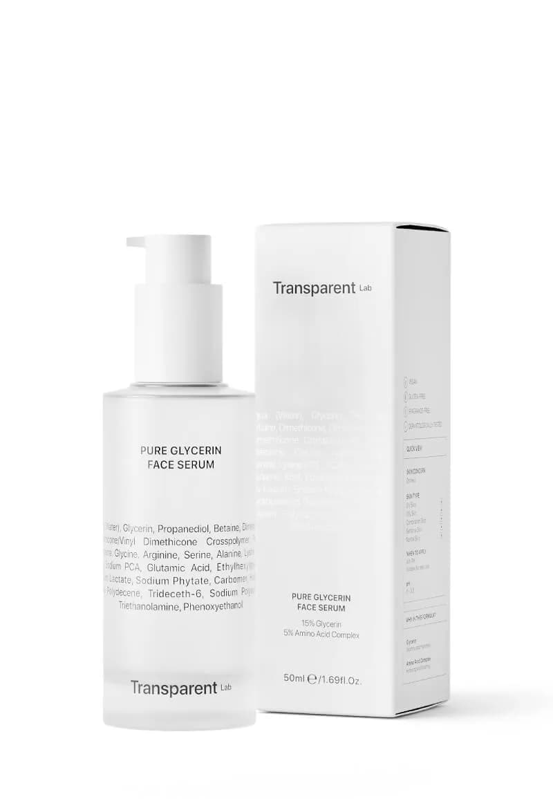 TRANSPARENT Lab Pure Glycerin Face Serum 50ml 2