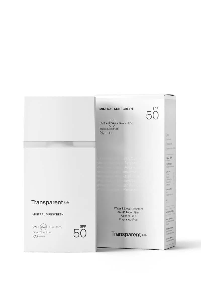 TRANSPARENT Lab Mineral SPF 50+ 100ml
