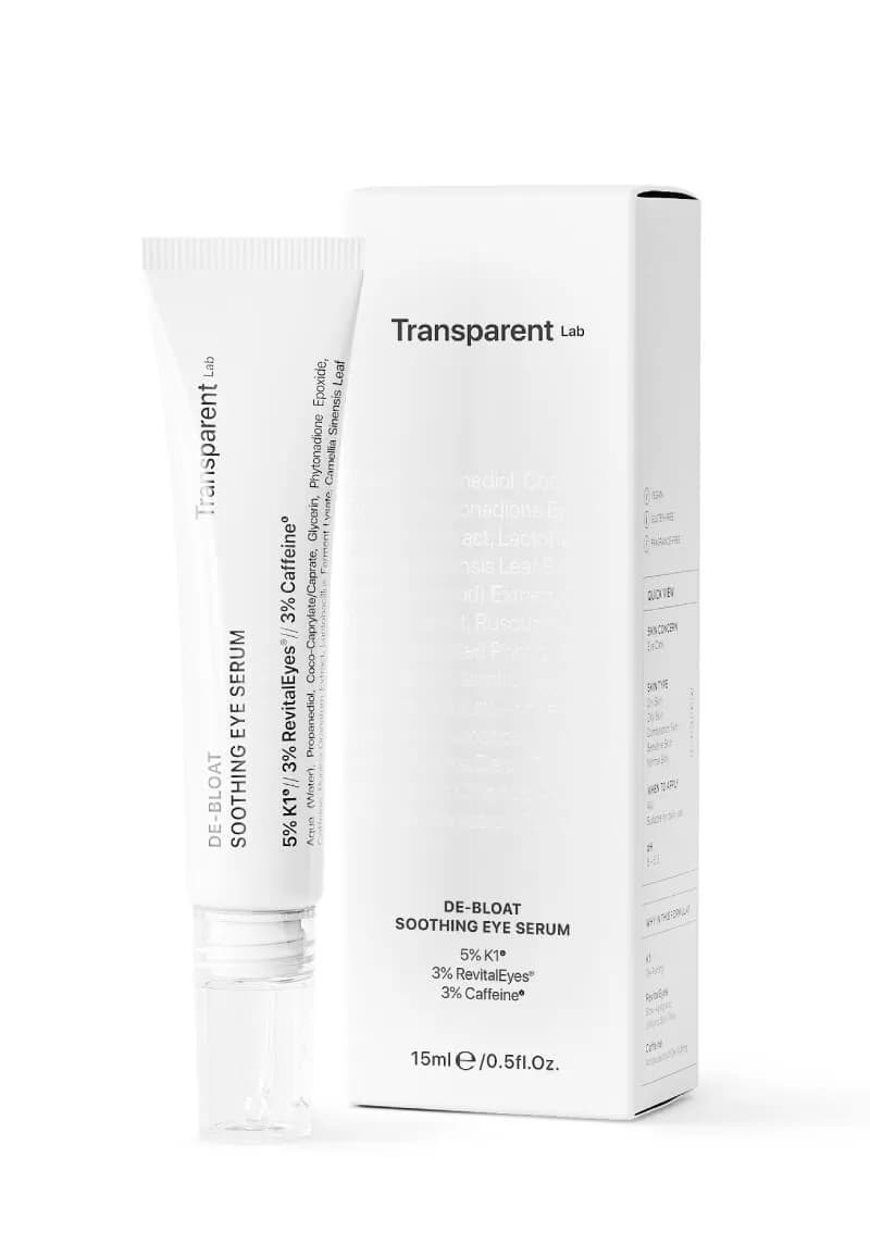 TRANSPARENT Lab DE-BLOAT Soothing Eye Serum 15ml 2