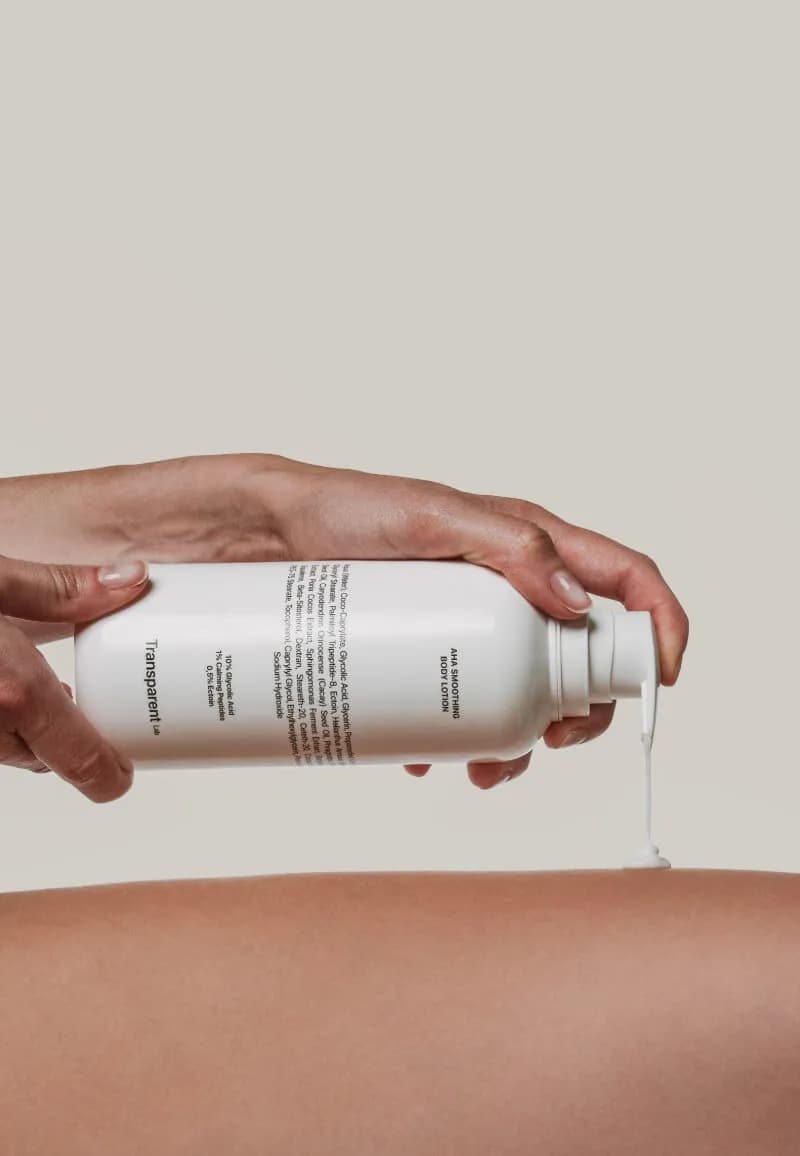 TRANSPARENT Lab AHA Smoothing Body Lotion 400ml 3